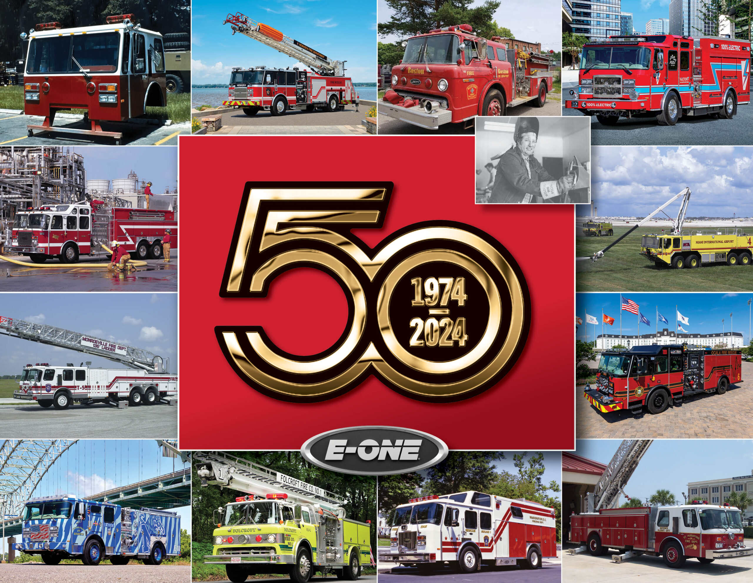 50 years of E-ONE fire trucks